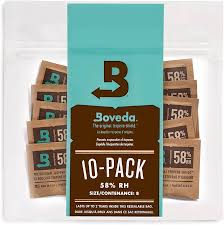 Photograph of product: Humidity Control Packs (10 pack) 58% RH Size 4 - Boveda