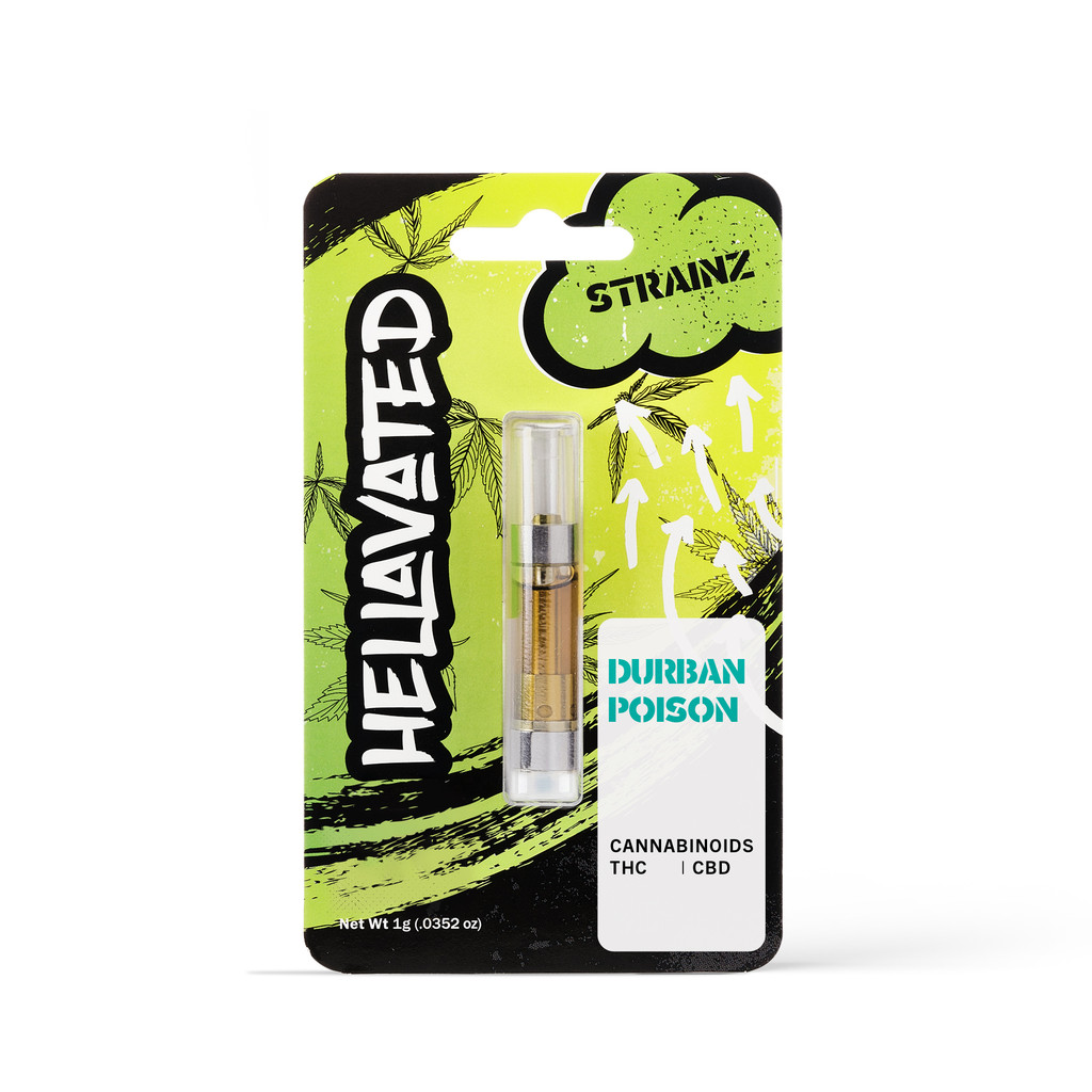 Photograph of product: Hellavated | Strainz | Durban Poison