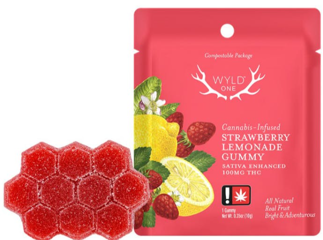 Photograph of product: Wyld: One Strawberry Lemonade (S) 100mg