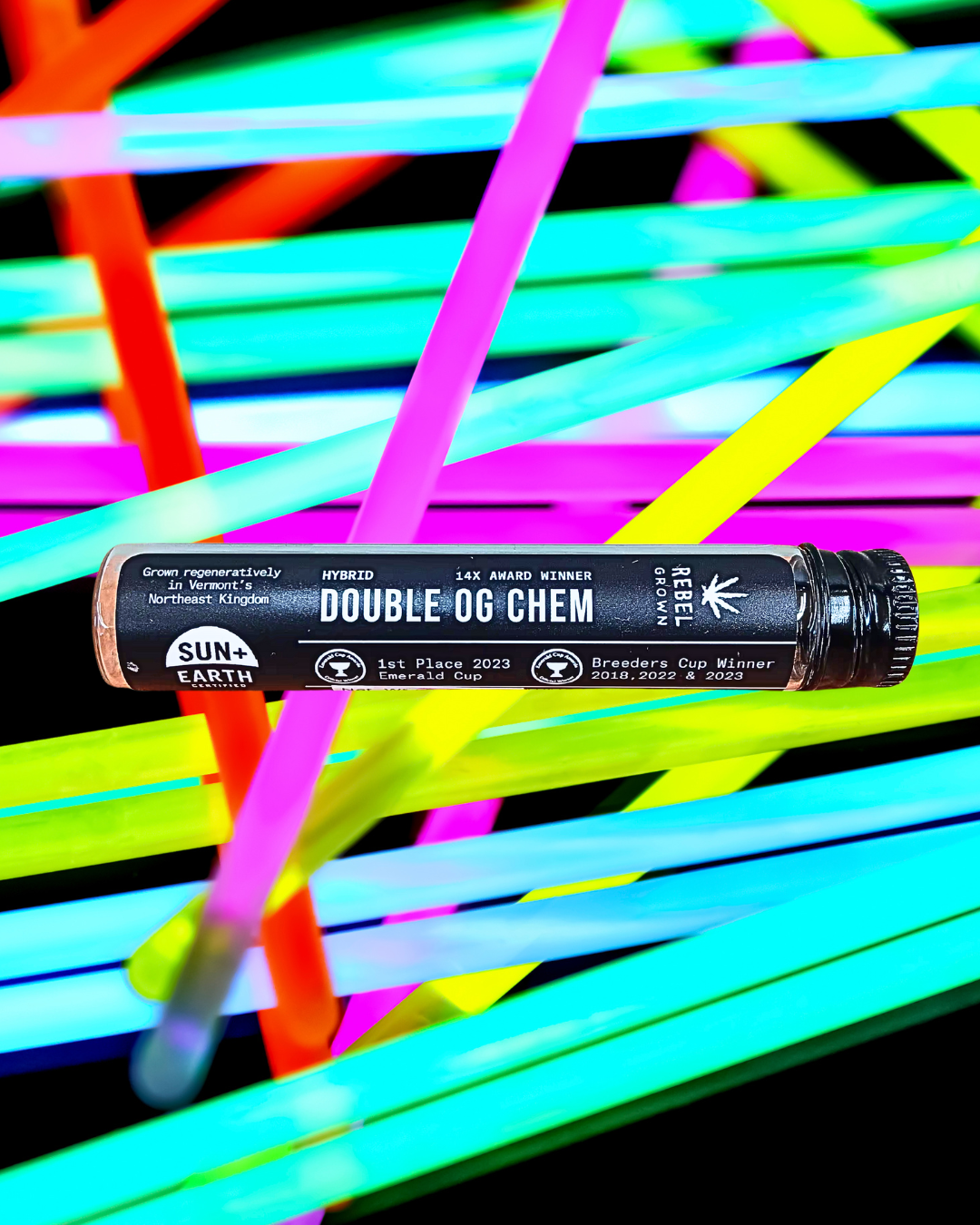 Photograph of product: Double OG Chem Pre-Rolls 2 Pack (2g)