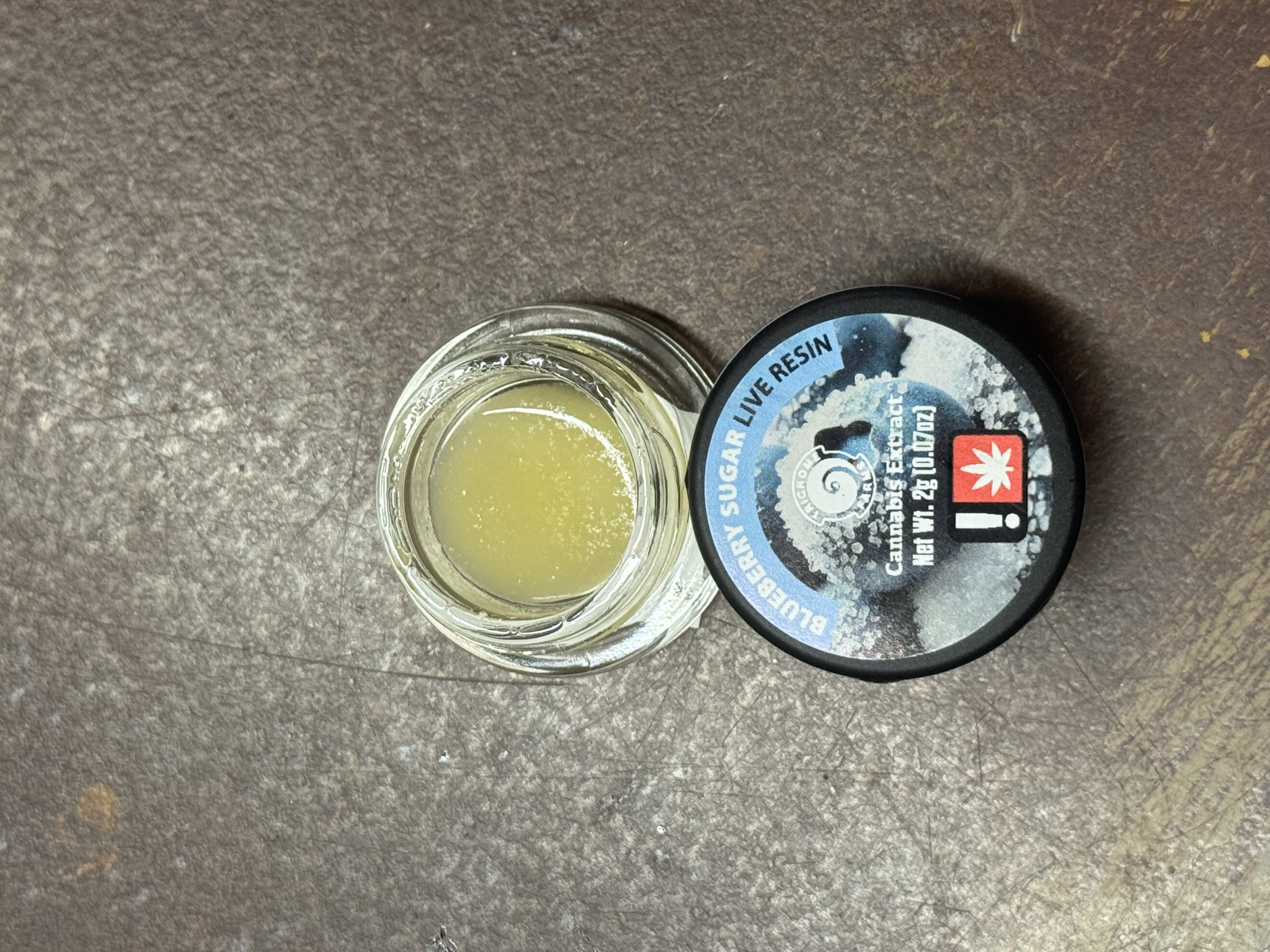 Photograph of product: Trichome Farms Blueberry Sugar  Live Resin