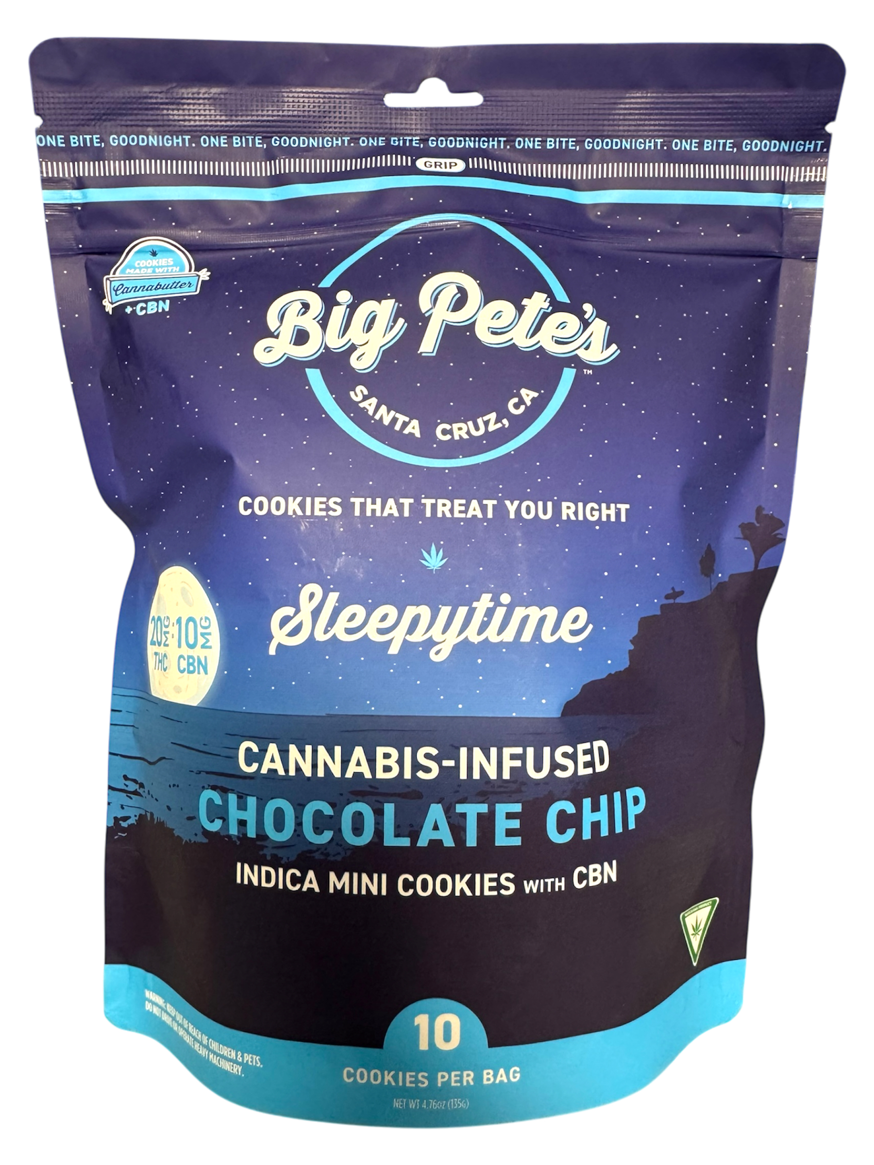Photograph of product: 200mg Chocolate Chip Sleepytime Cookies W/ Cbn