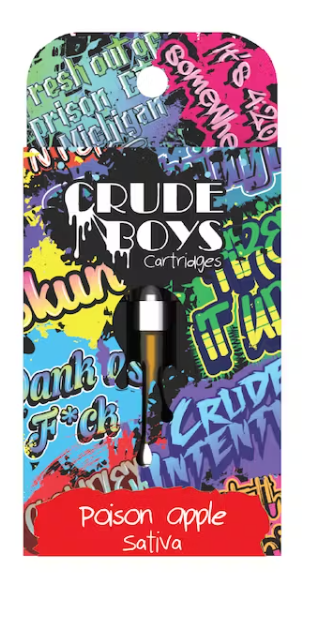 Photograph of product: Crude Boys - 1g Cart - Pineapple Express Oui'd