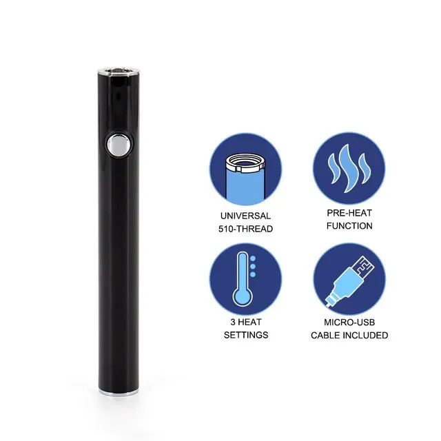 Photograph of product: 510 Thread Vape Battery - 320mAh
