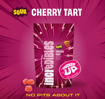 Photograph of product: Sour Cherry Tart | Gummies | 100mg TH-oui