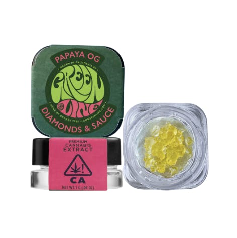 Photograph of product: Papaya OG Diamonds & Sauce 1g - Sales Floor