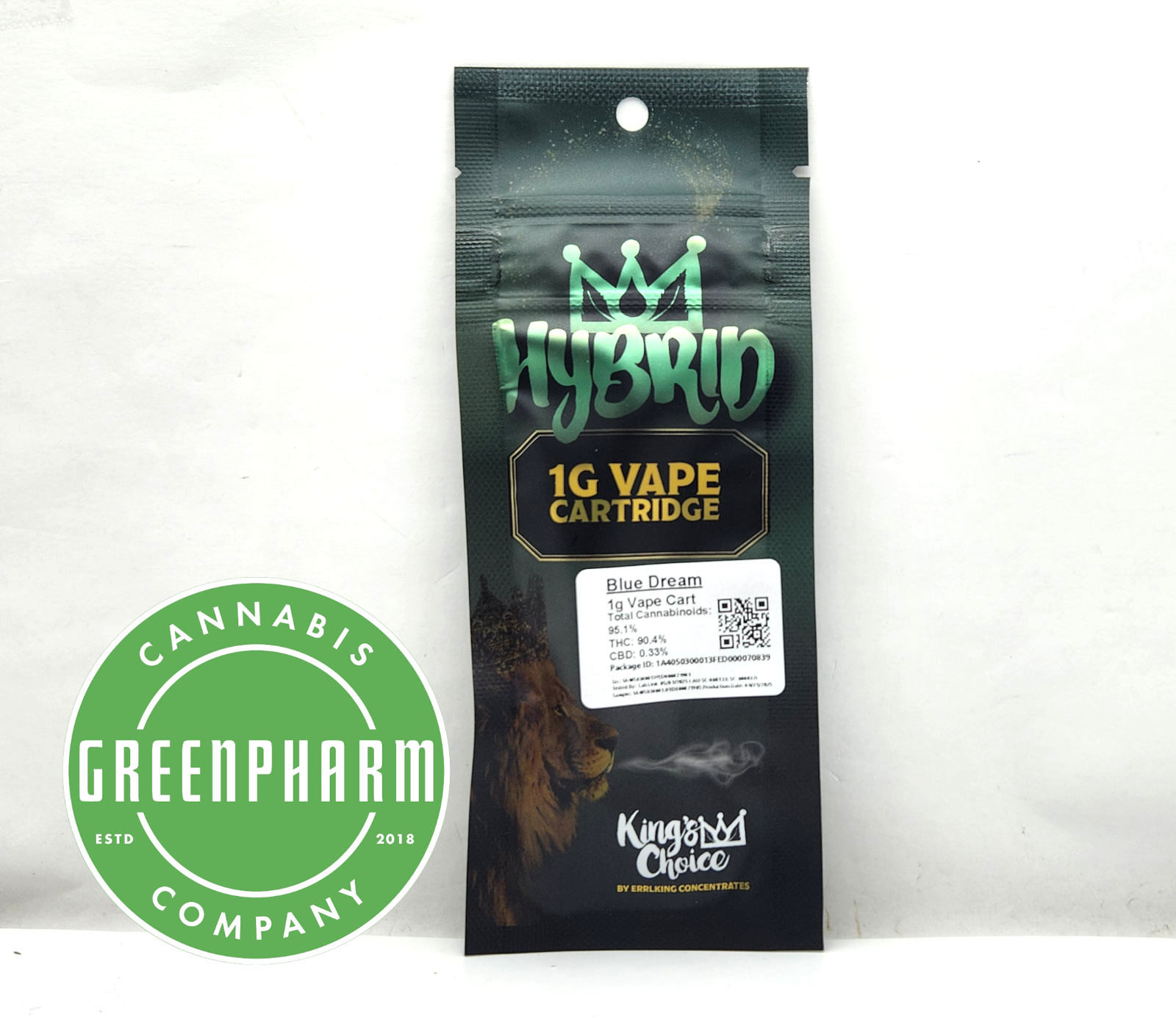 Photograph of product: Vape | Kings Choice | Blue Dream 510