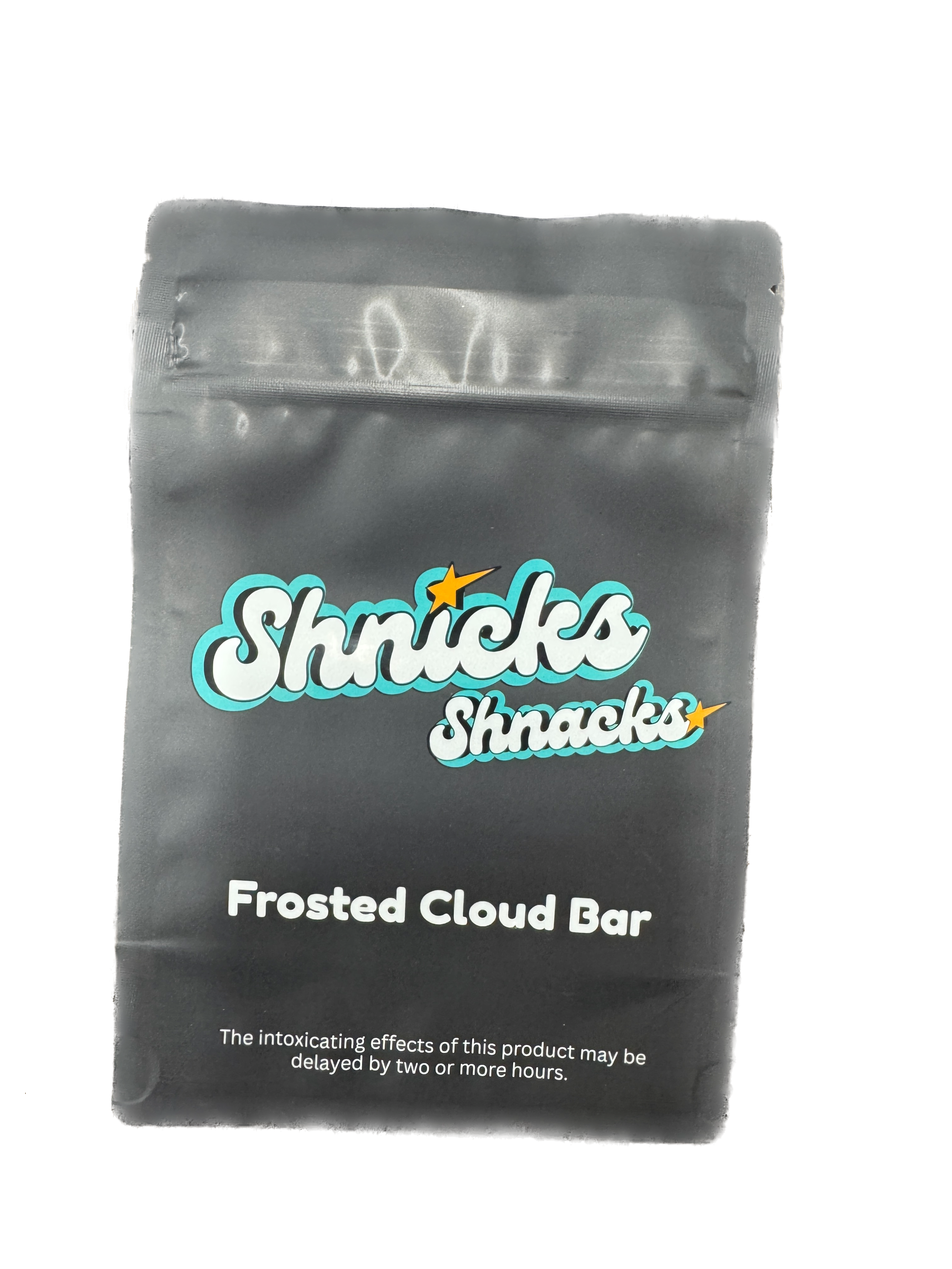 Photograph of product: Shnicks Shnacks | Frosted Cloud Bar | 1 Pack (10mg)