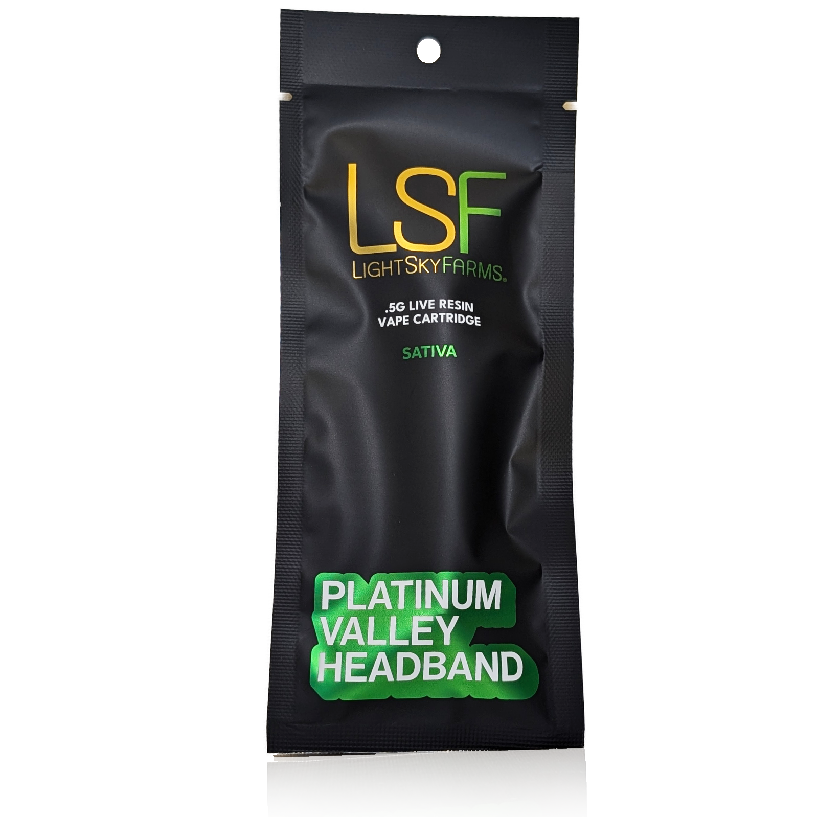 Photograph of product: PLATINUM VALLEY HEADBAND - LIVE RESIN CART