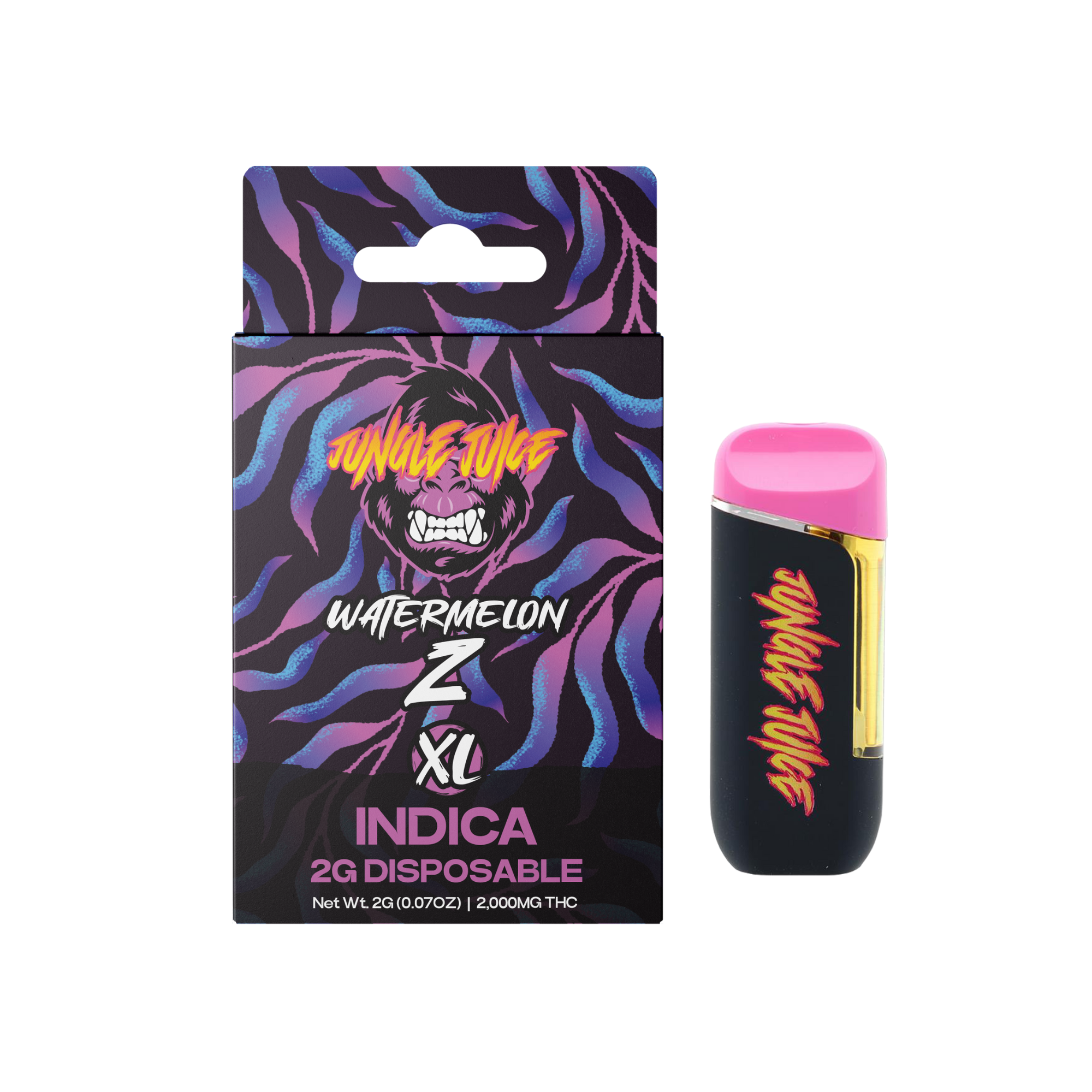 Photograph of product: Jungle Juice 2g Disposable Watermelon Z