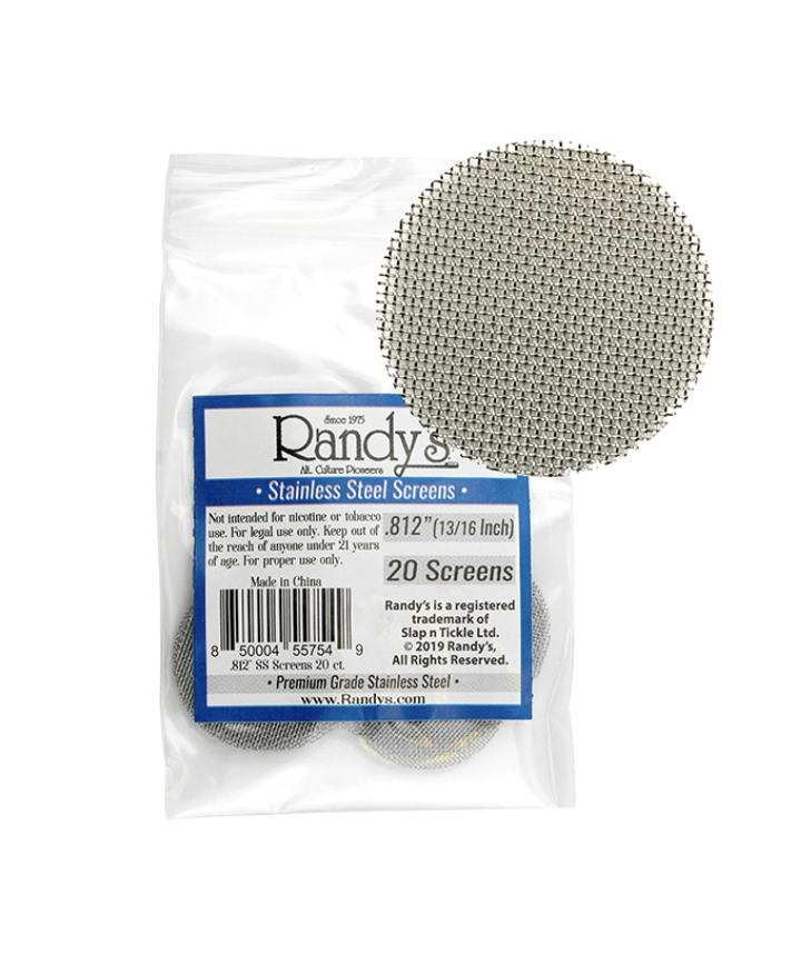Photograph of product: Randy's .812" Screens (20pk)