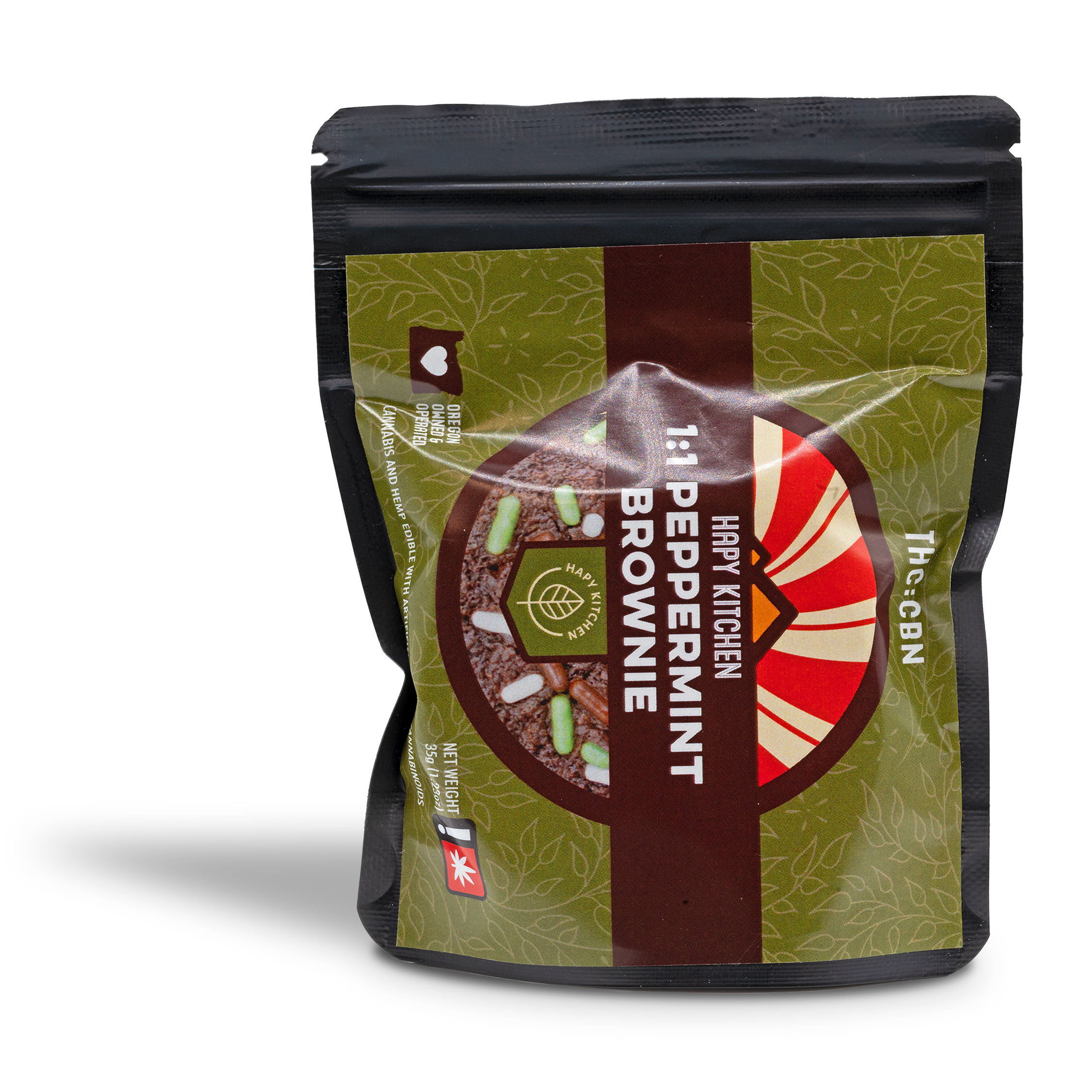 Photograph of product: Hapy Kitchen - Peppermint 1:1 Brownie - 1.23oz