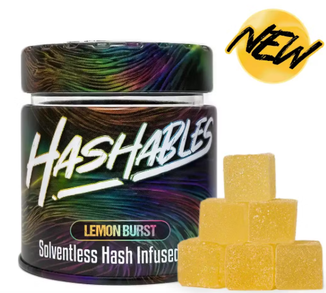 Photograph of product: au chocolatables - Lemon Burst 100mg 20pk Solventless au chocolat Infused Gummies