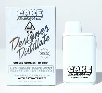 Photograph of product: COSMIC COOKIES 1.25G VAPE POD READY TO USE