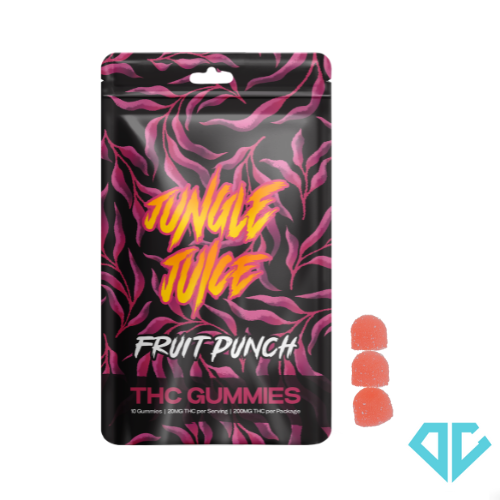 Photograph of product: Jungle Juice Fruit Punch Gummies 200mg