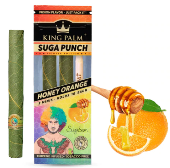 Photograph of product: King Palm - Suga Punch - 2pk Mini Cones