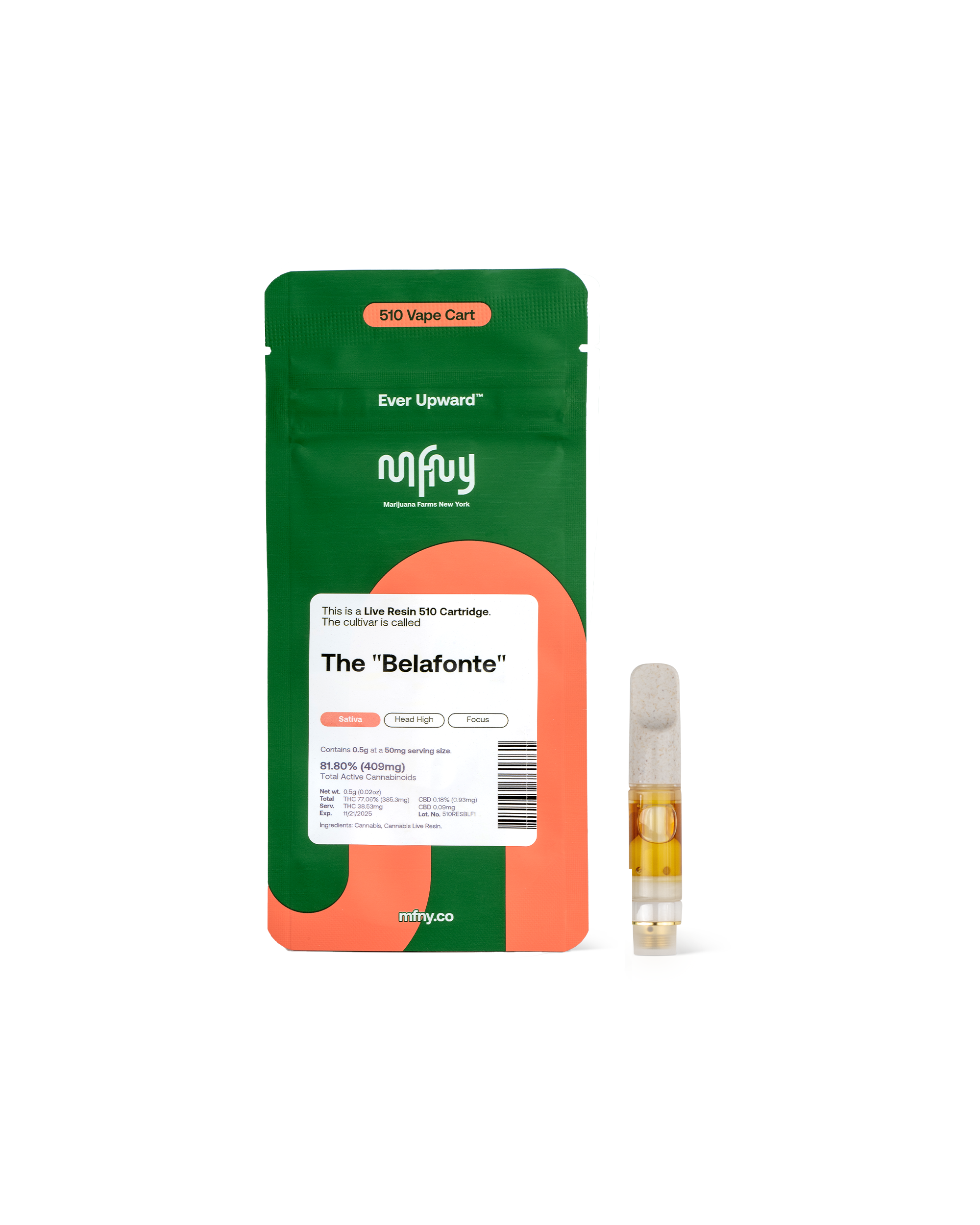 Photograph of product: Live Resin BELAFONTE | .5 g Cart