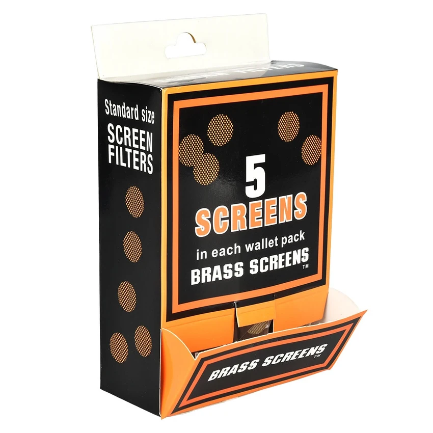 Photograph of product: Gold/Brass Pipe Screen Filters | 5pc | 3/4"