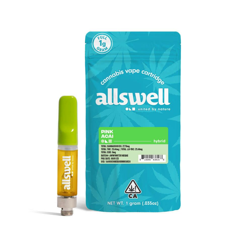 Photograph of product: Allswell Pink Acai 1g Cartridge   1 G