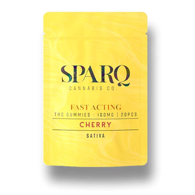 Photograph of product: Sparq | Cherry | Gummies | 100mg