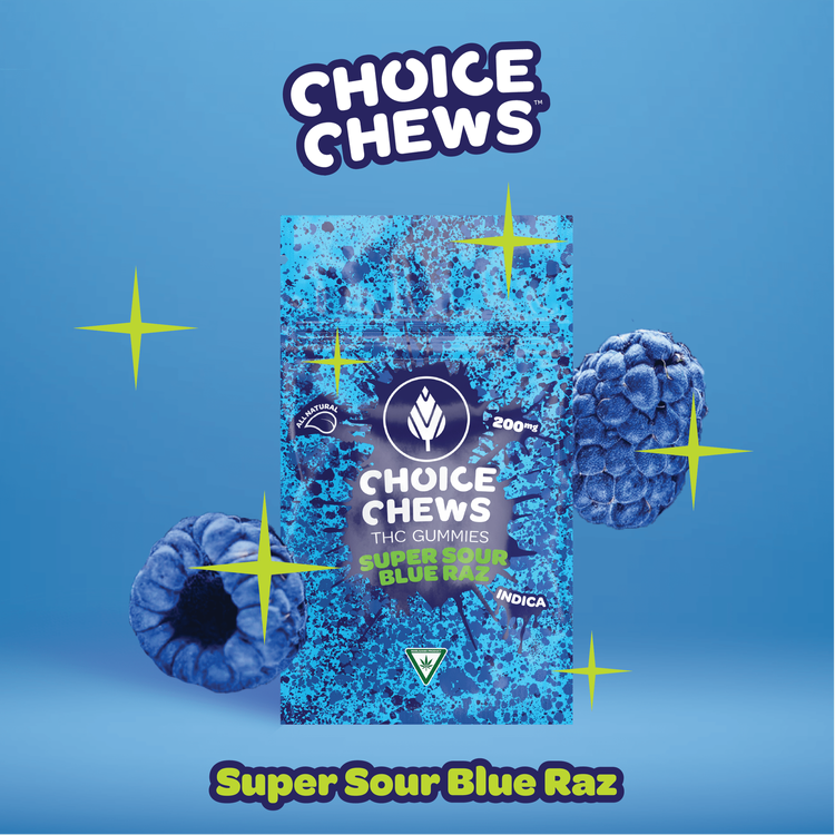 Photograph of product: CHOICE | Edible | Gummies | 200mg | Grandaddy Grape