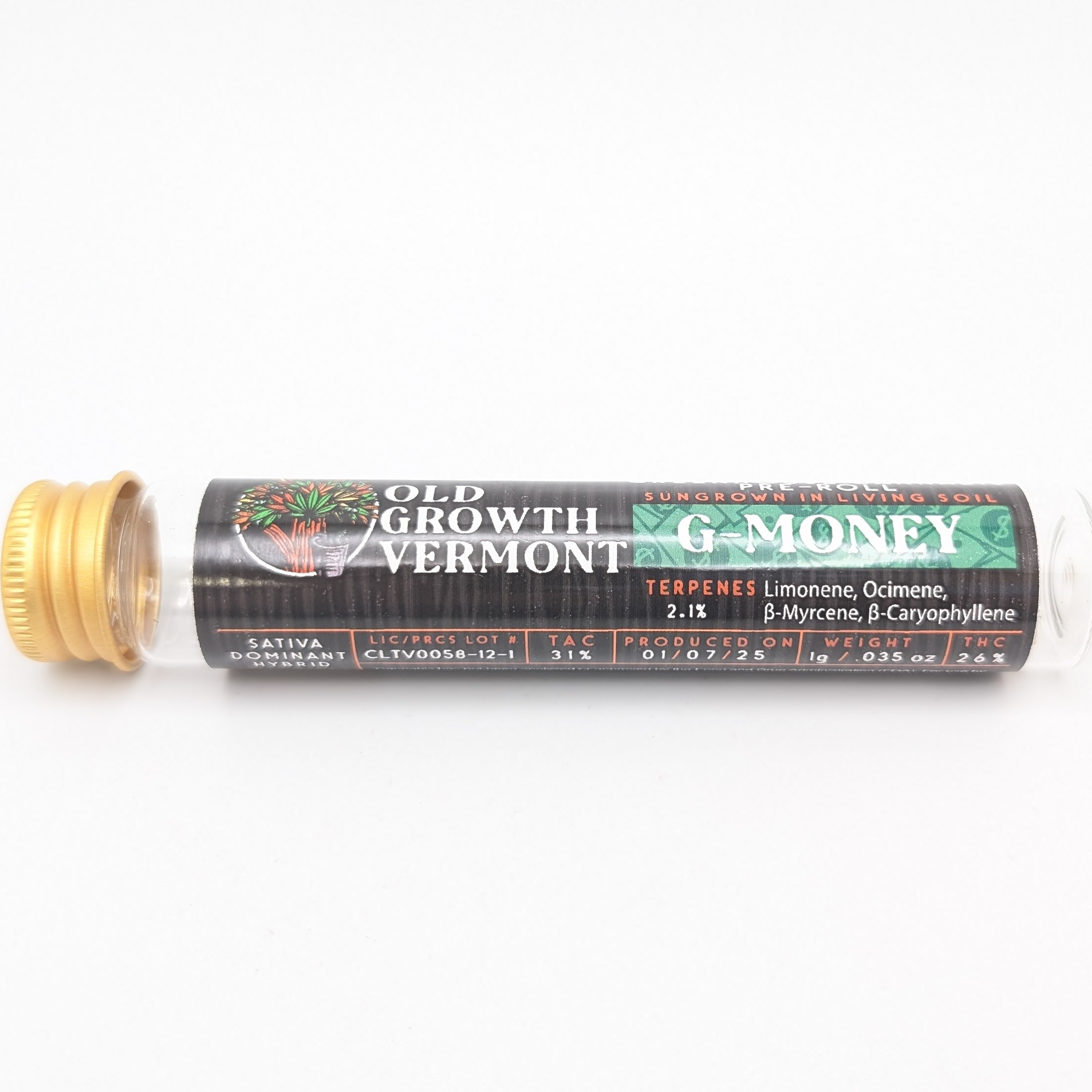 Photograph of Product: G-Money 1g Pre Roll