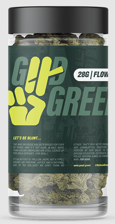 Photograph of product: Good Green | Flower | Rainbow Zlushiel - 28g
