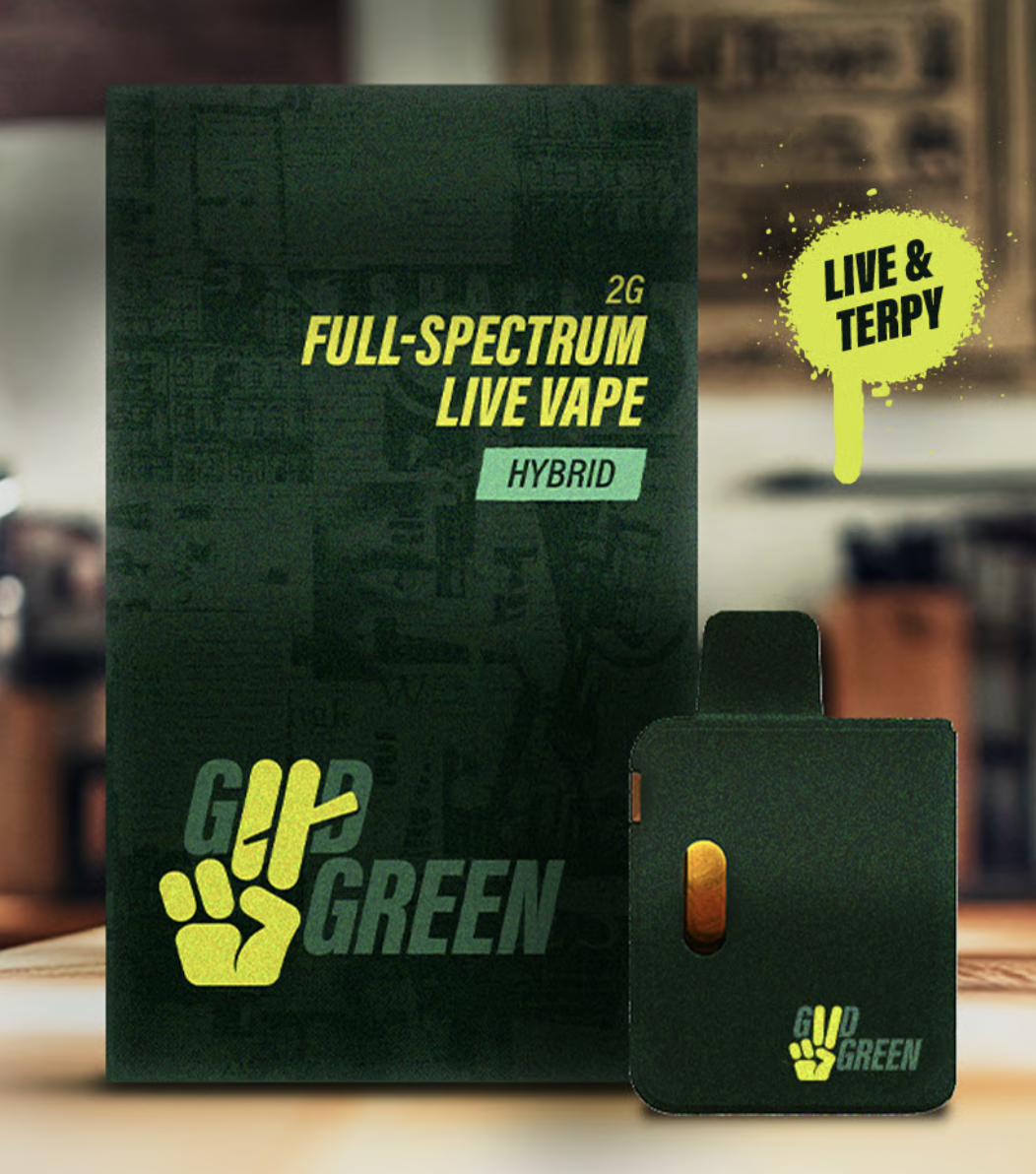 Photograph of product: Good Green Full Spectrum All-In-One Vape - Animal Face