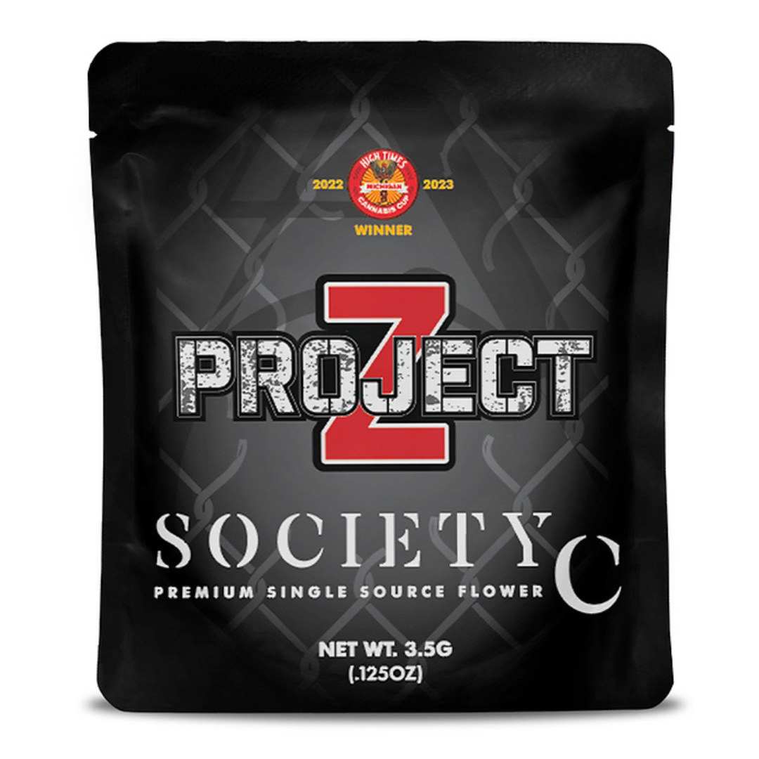 Photograph of product: Society C | Project Z | Pre-Packaged Flower - 3.5g