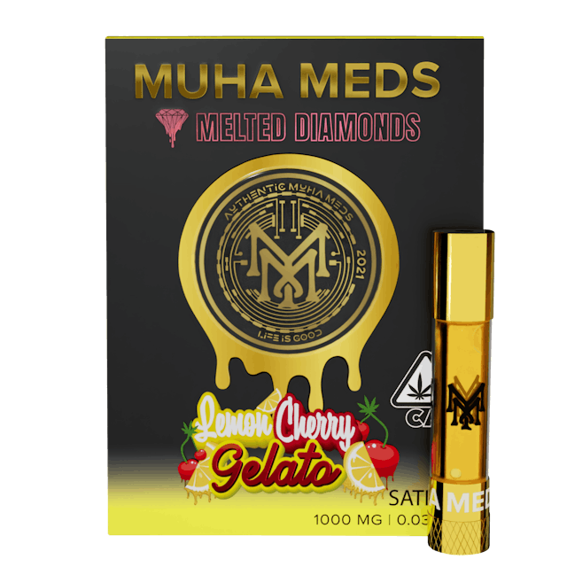 Photograph of product: Lemon Cherry Gelato | 1g Diamond Cartridge - 