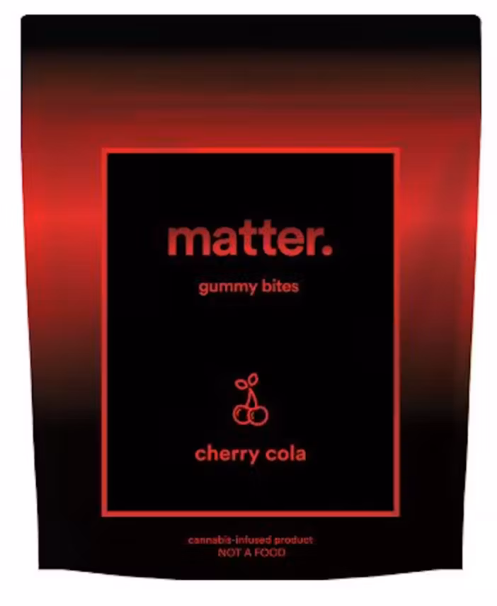 Photograph of product: MATTER. | GUMMIES | CHERRY COLA | 10PK 100MG