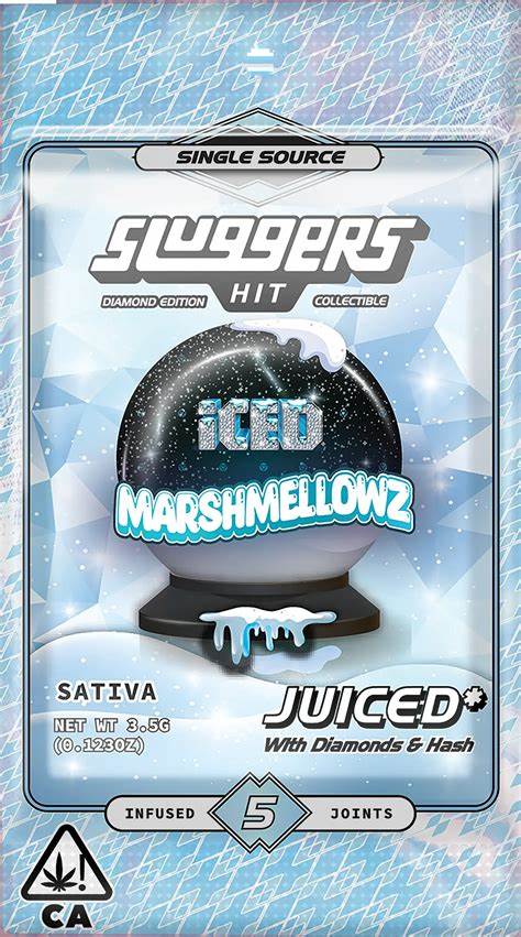 Photograph of product: Sluggers - Marshmellowz 3.5g 5Pk Infused Prerolls Oui'd