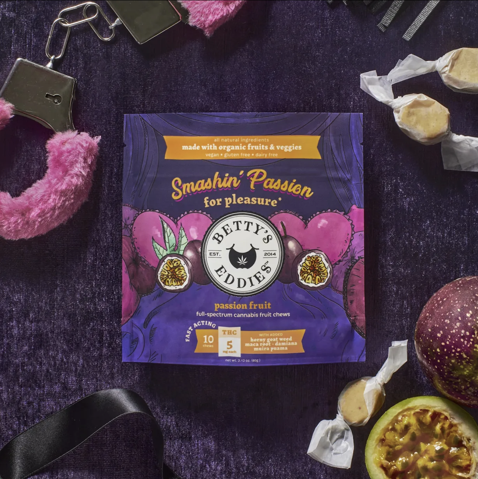 Photograph of product: Smashin' Passion | Chews | 10pk of 5mg*