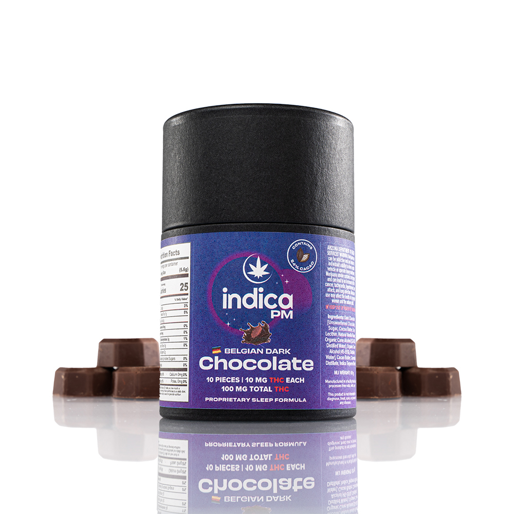 Photograph of product: Oui'd PM Chocolates Dark 100mg
