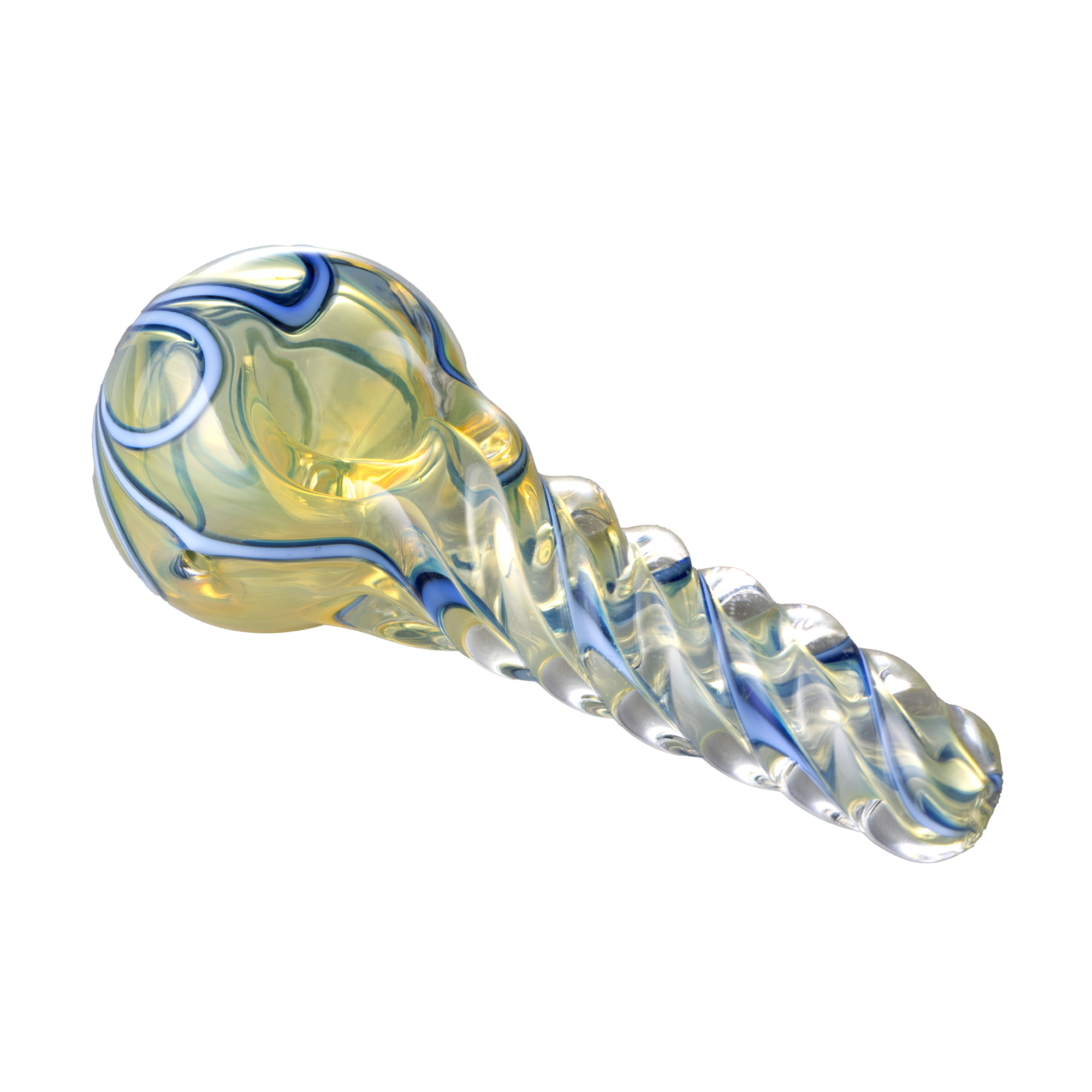 Photograph of product: Twist Spoon Model B | Clear Blue