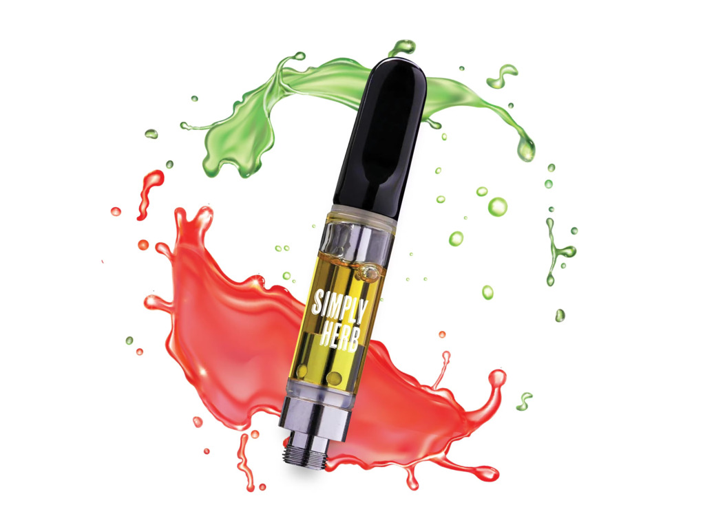 Photograph of product: Watermelon Sugar (H) - 1g Vape Cart - Ozone
