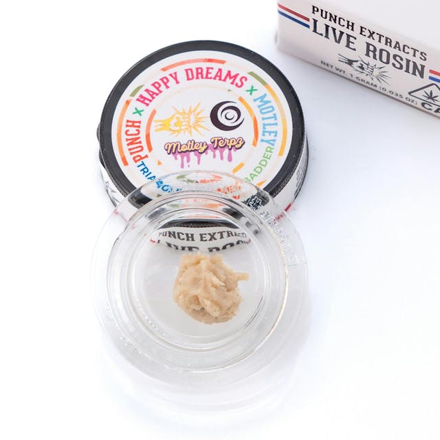 Photograph of product: Triangle Peaches | 1g Badder T4 - 