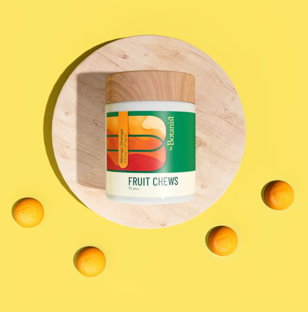 Photograph of product: MANGO ORANGE FRUIT CHEWS | 4PK | 100MG