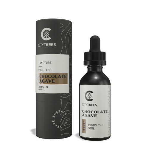 Photograph of product: City Trees | Chocolate Agave Pure TH-oui Tincture 750mg