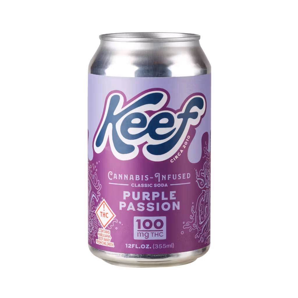 Photograph of product: Keef Classic Soda (10mg) Purple Passion