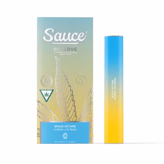Photograph of product: Sauce | Space Octane Live Resin Disposable Vape