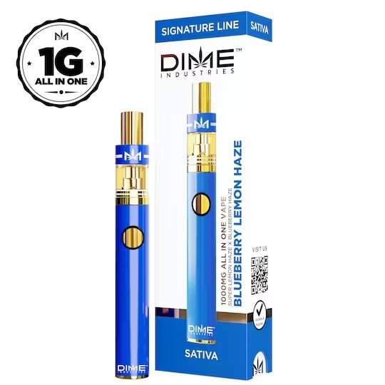 Photograph of product: Blueberry Lemon Haze Disposable Dime