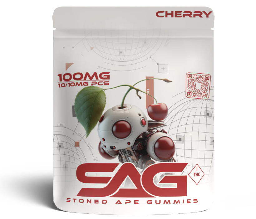 Photograph of Product: SACC Cherry Gummies 100mg