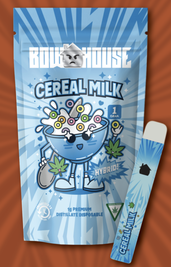 Photograph of product: Bow house | Disposable Vape - 2g - Cereal Milk