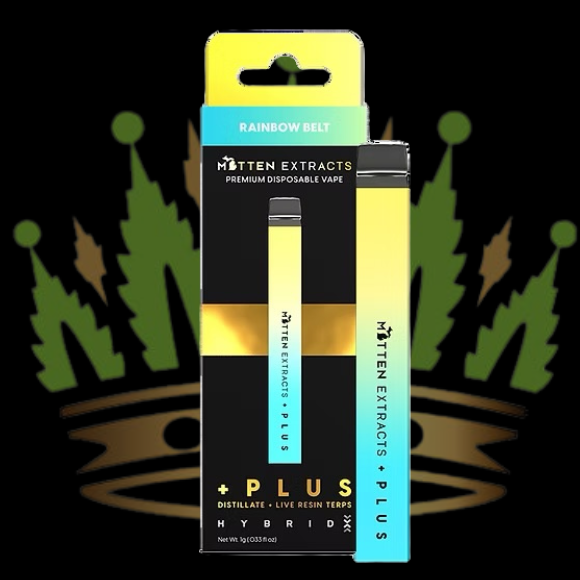 Photograph of product: Mitten Extracts Disposable - Rainbow Belt