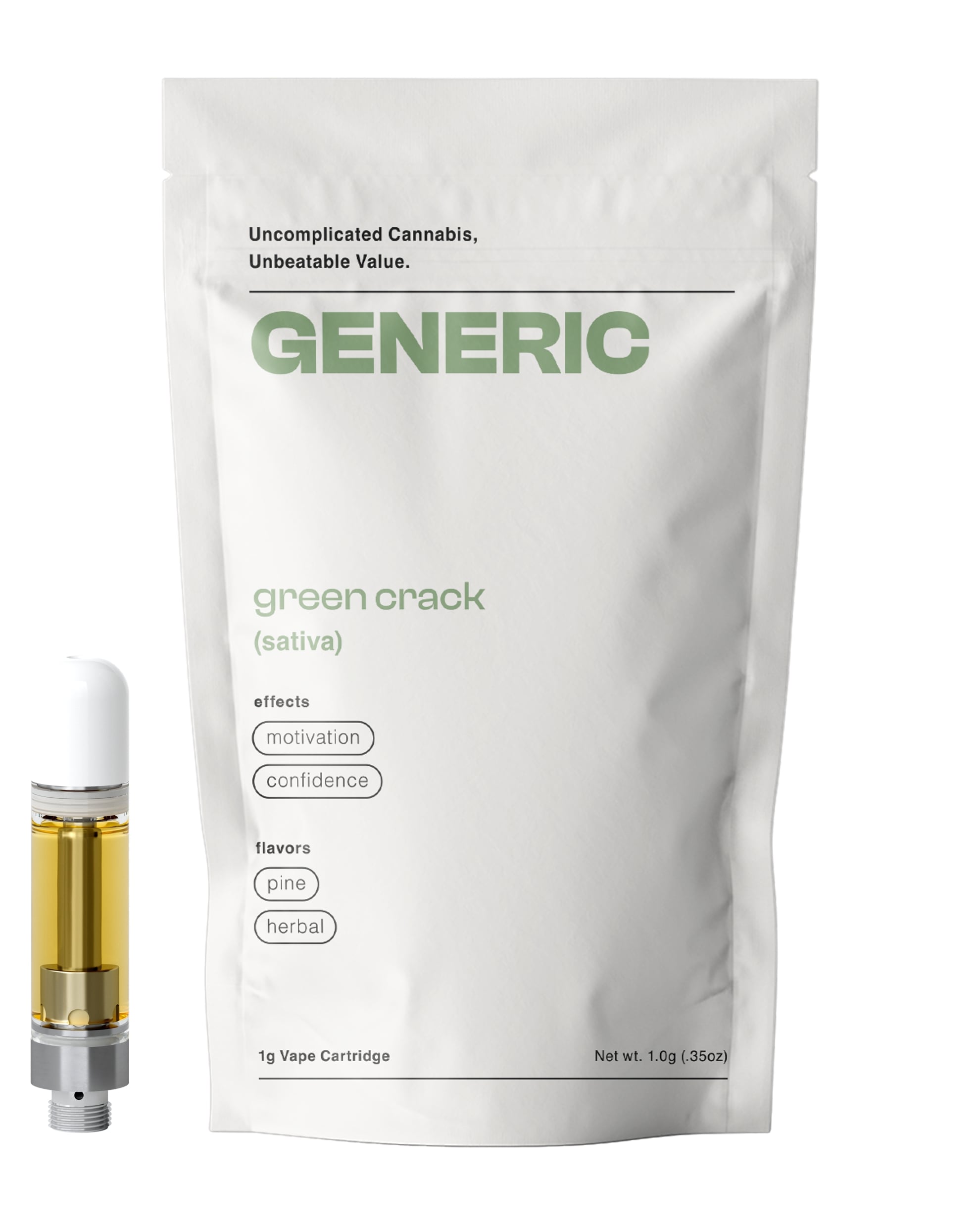 Photograph of product: Green Crack Cartridge ( S ) | 1g