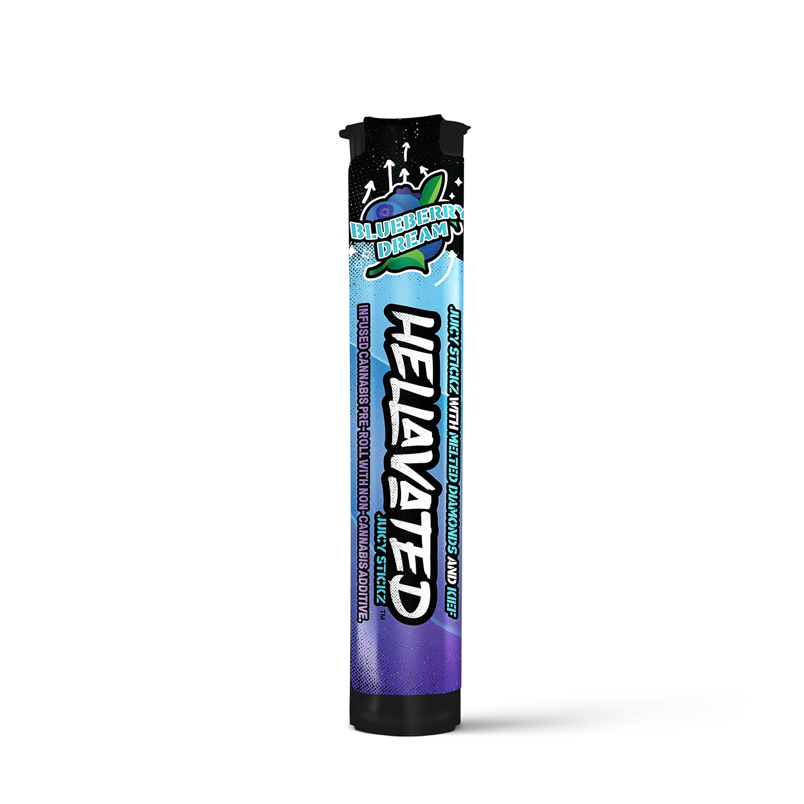 Photograph of product: Hellavated - Blueberry Dream - 0.78g Infused PR