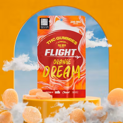 Photograph of Product: FLIGHT | ORANGE DREAM 200MG GUMMIES