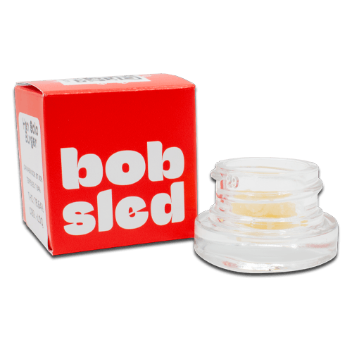 Photograph of product: Blueberry Kush - Cured Resin - Bobsled