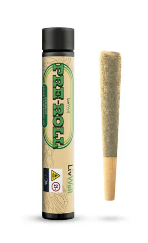 Photograph of product: LivWell | Cookie Kush Preroll | 1g